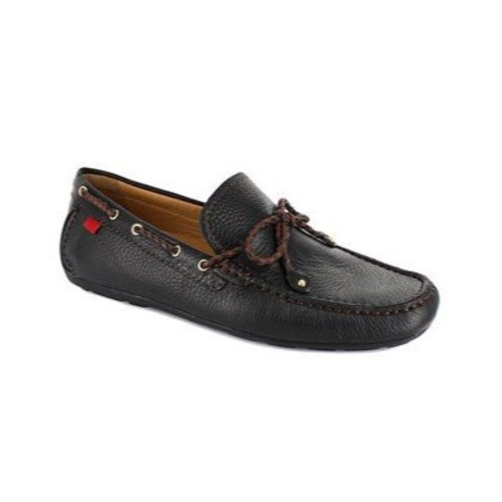 Marc Joseph New York Navy Leather Loafers Mens 12 Slip-On Driving Shoes Preppy